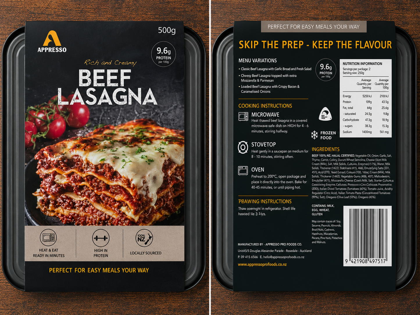 Slow-baked Beef Lasagna