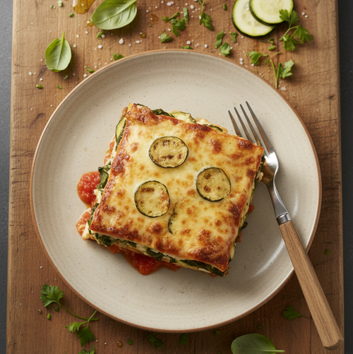 Slow-baked Vegetarian Lasagna